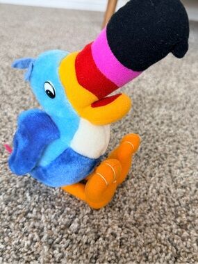 Vintage 1996 Toucan Sam Plush Stuffed Animal Froot Loops Cereal Advertising Toy